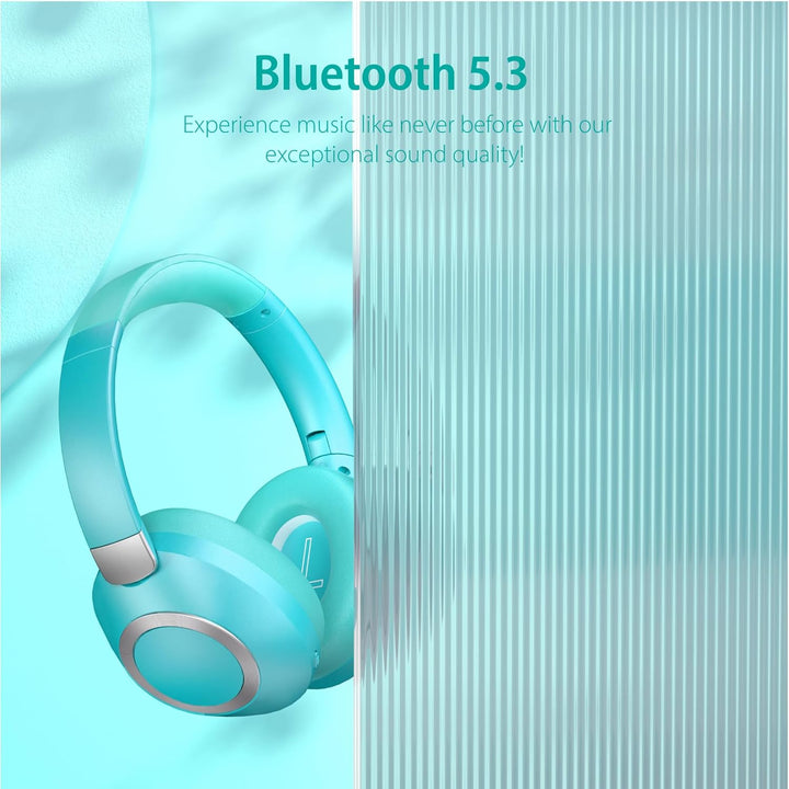 Kopfhörer Kabellos Bluetooth, Active Noise Cancelling Kopfhörer,100 Std Spielzeit 5.3 Bluetooth Kopf