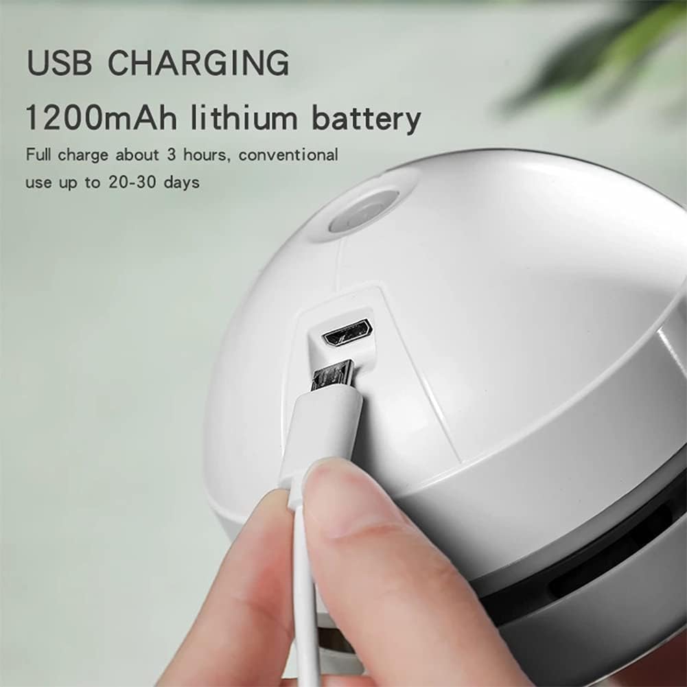Tischstaubsauger,Tragbar Kabellos Mini Staubsauger USB Wiederaufladbar 360° Drehbar Mini Handstaubsa