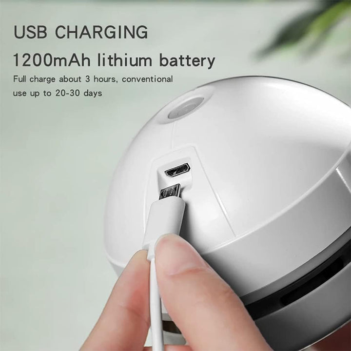 Tischstaubsauger,Tragbar Kabellos Mini Staubsauger USB Wiederaufladbar 360° Drehbar Mini Handstaubsa