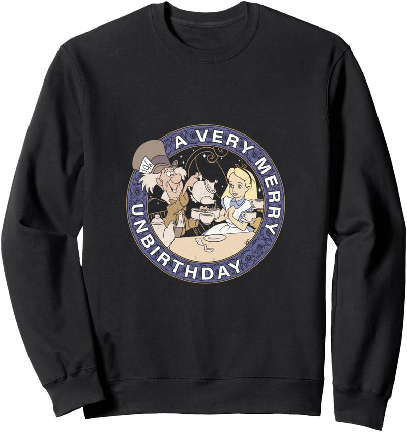 Disney Alice In Wonderland Mad Hatter Un-Birthday Sweatshirt