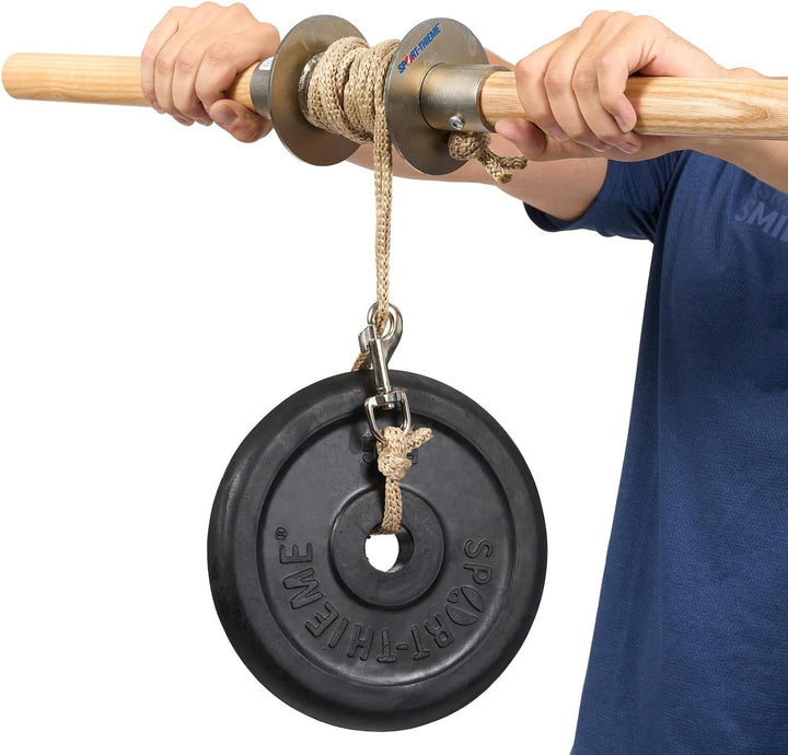 Sport-Thieme Unterarm-Trainer & Wrist-Roller Premium | Hochwertiger Handgelenk- und Griffkraft-Train