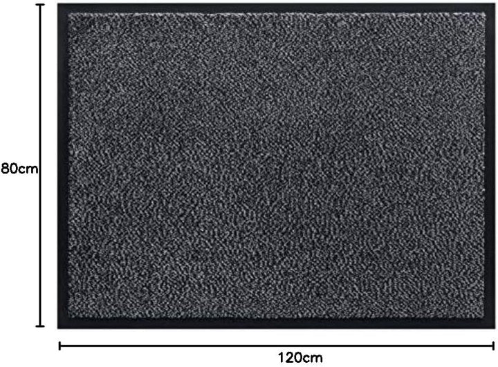 HT F&amp;S Mars Fussmatte für den Innen- und Aussenbereich 80 x 120 cm, strapazierfähig, waschbeständig,