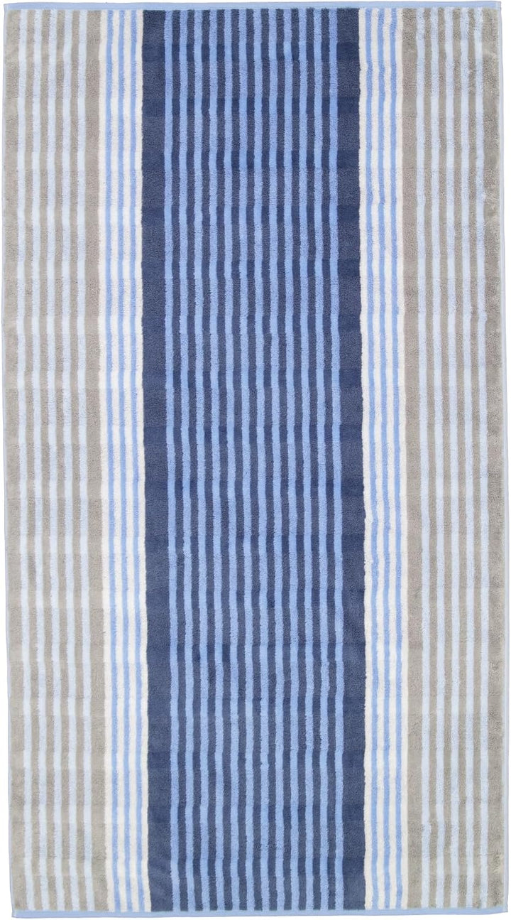 CAWÖ Home Handtücher Noblesse Harmony Streifen 1085 Sky - 17 Duschtuch 80x160 cm, Duschtuch 80x160 c
