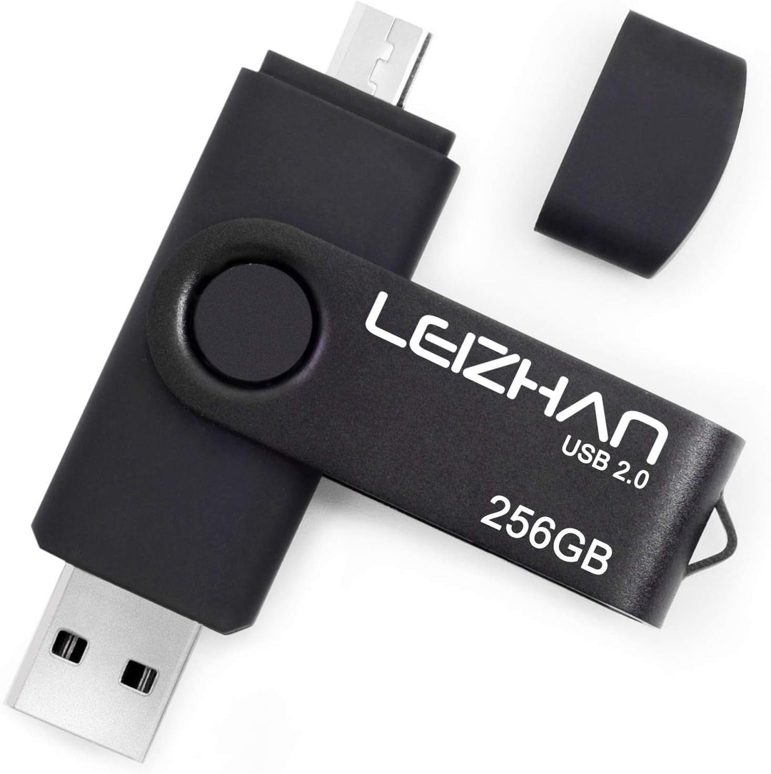leizhan USB Speicherstick 2.0 OTG Metall Pendrive für Android Smartphone USB Flash Disk Micro USB Pe