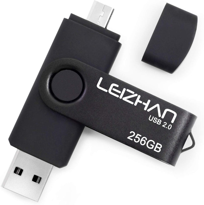 leizhan USB Speicherstick 2.0 OTG Metall Pendrive für Android Smartphone USB Flash Disk Micro USB Pe