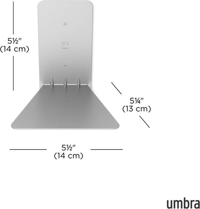Umbra Conceal unsichtbares Bücherregal und Wandregal aus Metall, 3er-Set, Klein Klein (3er-Set), Kle