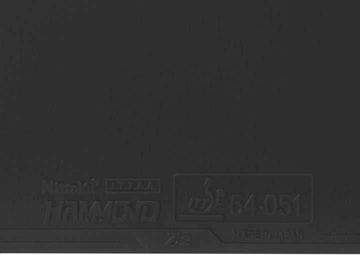 NITTAKU Belag Hammond Z2 Schwarz 2,0 mm, Schwarz 2,0 mm