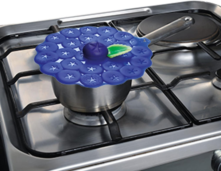 Charles Viancin - Blueberry Silikon-Deckel für die Aufbewahrung von Lebensmitteln - 15cm - BPA-frei
