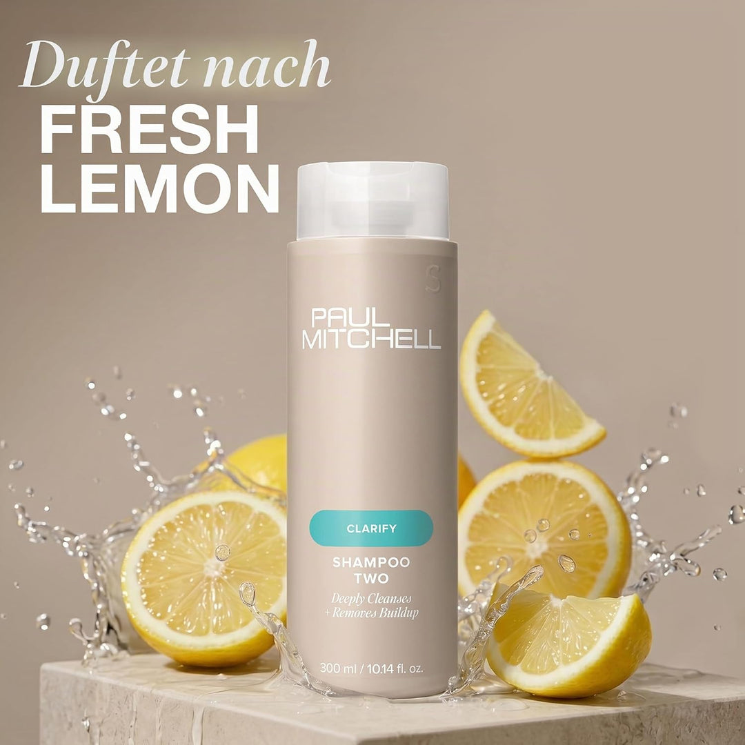 Paul Mitchell Shampoo Two - Clarifying Shampoo reinigt fettiges Haar und fettige Kopfhaut, Tiefenrei