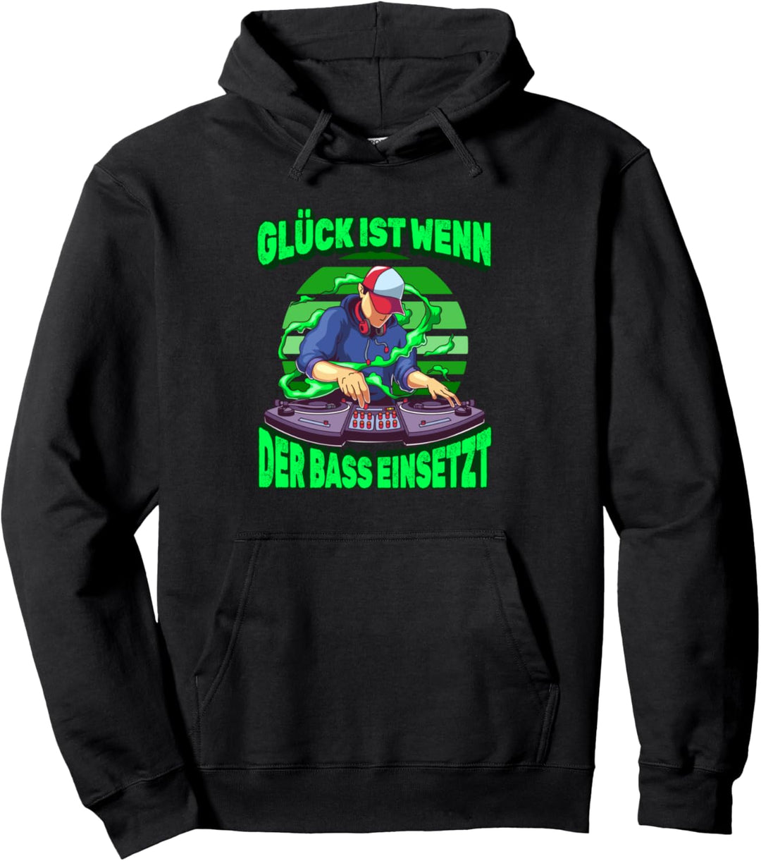 Rave Gabber House Bass DJ - EDM Raver Techno Hardtekk Pullover Hoodie