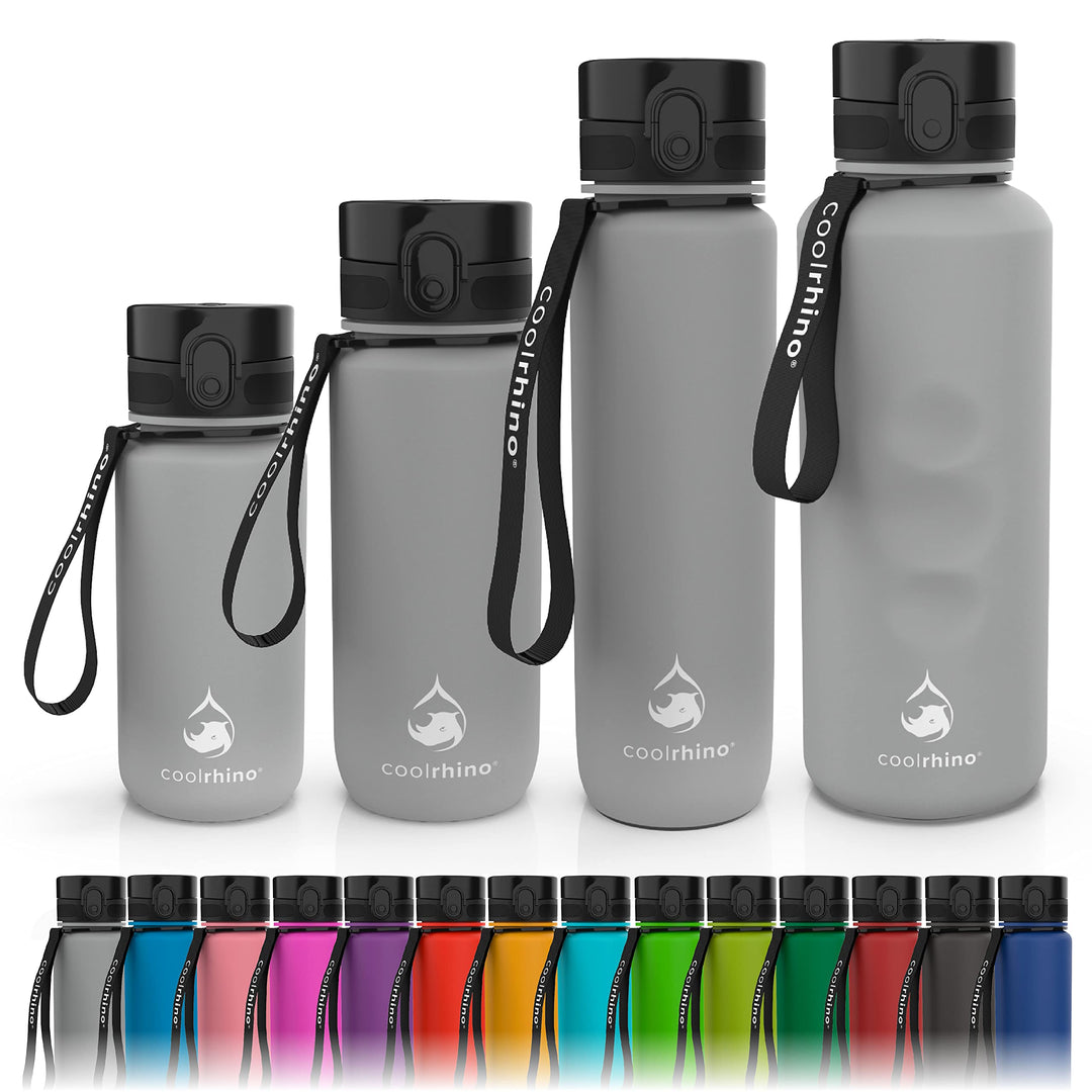 Trinkflasche 350ml I 650ml I 1L I 1,5L für Sport, Outdoor, Schule, Fitness &amp; Kinder - Wasserflasche