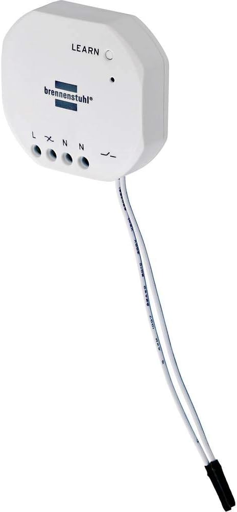 Brennenstuhl BrematicPRO Smart Home Unterputz-Lichtschalter mit Schalteranbindung (Unterputz-Funksch