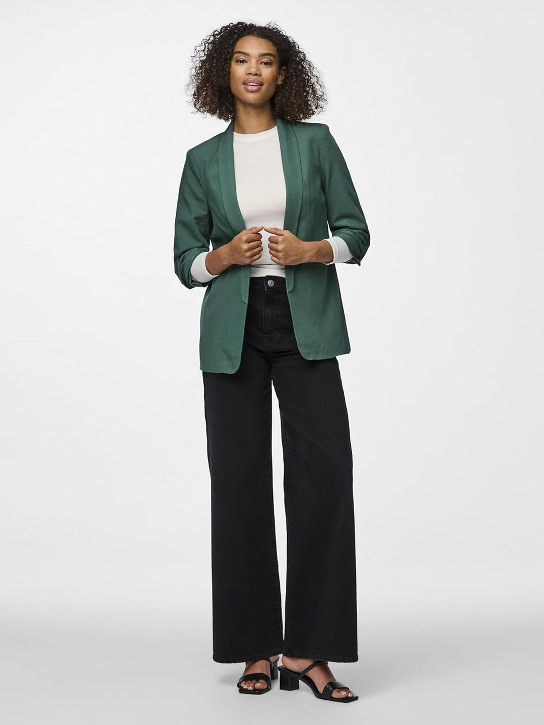 PIECES Female Blazer PCBOSELLA L Trekking Green, L Trekking Green