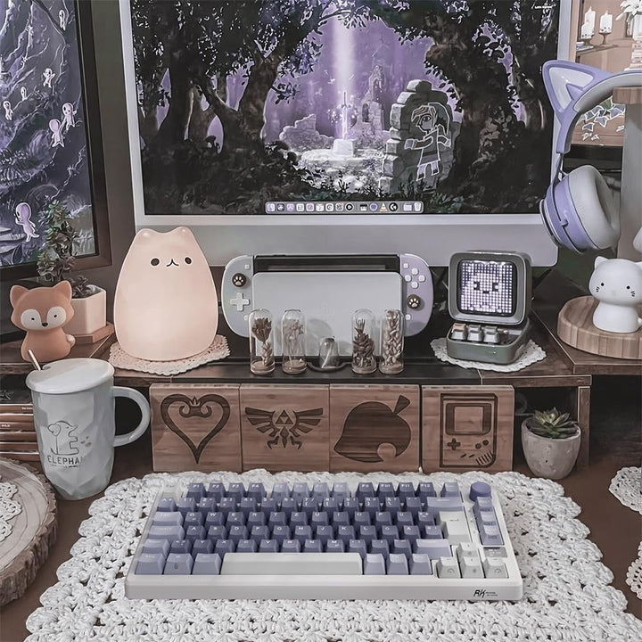 RK ROYAL KLUDGE M75 Gaming Tastatur kabellos 75% TKL Mechanische Tastatur RGB 2,4 GHz Wireless/Bluet