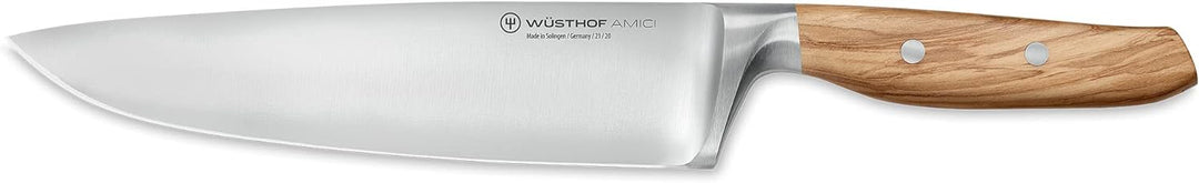 WÜSTHOF Amici Kochmesser 20 cm, Holzfarbe,silber, Kochmesser 20 cm