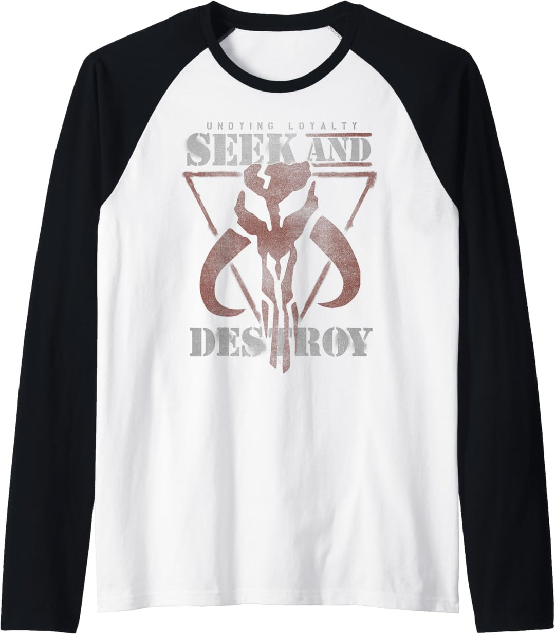 Star Wars Mythosaur Skull Triangle Seek And Destroy Raglan