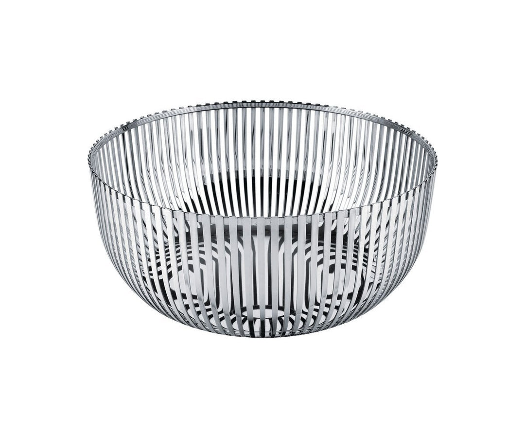 Alessi Obstschale aus Edelstahl, Silber,22 x 25 x 15 cm Silber 22 x 25 x 15 cm, Silber 22 x 25 x 15