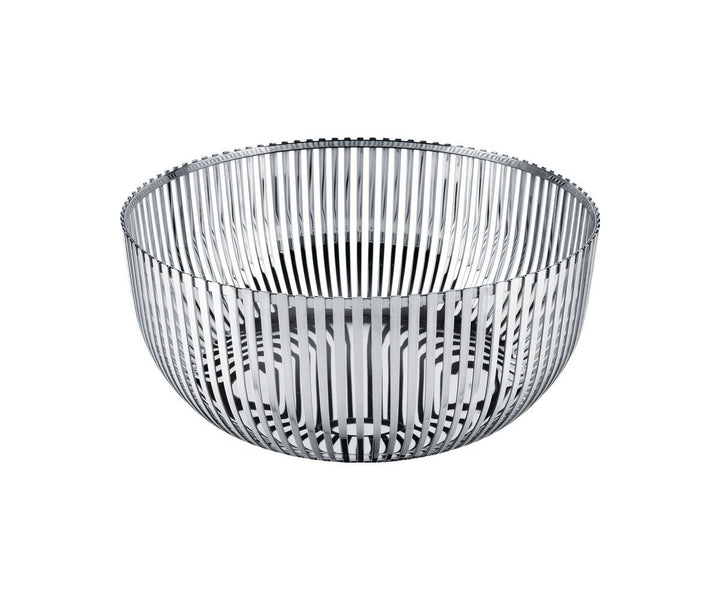 Alessi Obstschale aus Edelstahl, Silber,22 x 25 x 15 cm Silber 22 x 25 x 15 cm, Silber 22 x 25 x 15