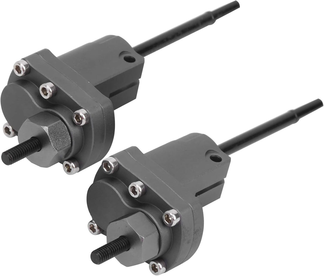 Alomejor RC Auto Achse Hintere Vordere Portalachse mit Lenklenker Getriebewelle Kompatibel mit Axial