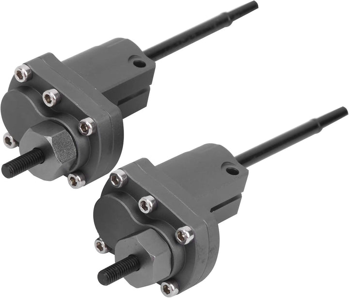 Alomejor RC Auto Achse Hintere Vordere Portalachse mit Lenklenker Getriebewelle Kompatibel mit Axial