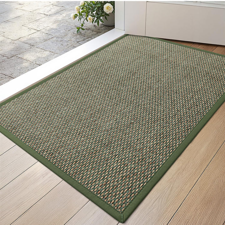 DEXI Fussmatte Innen 60 x 90 cm, rutschfest Schmutzfangmatte mit Gummirücken, absorbierend Fussmatte