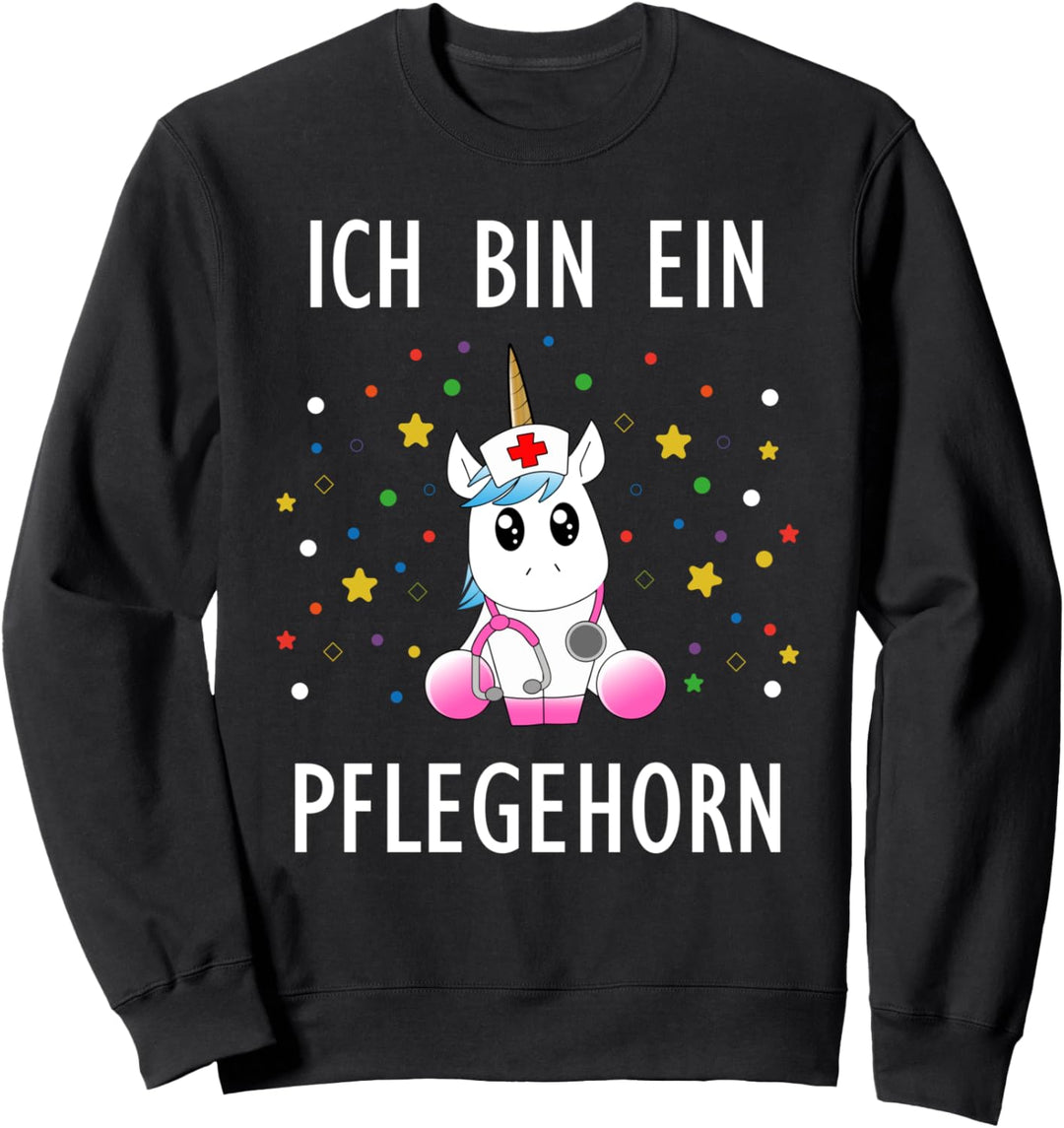 Ich bin ein Pflegehorn Einhorn Krankenschwester Sweatshirt