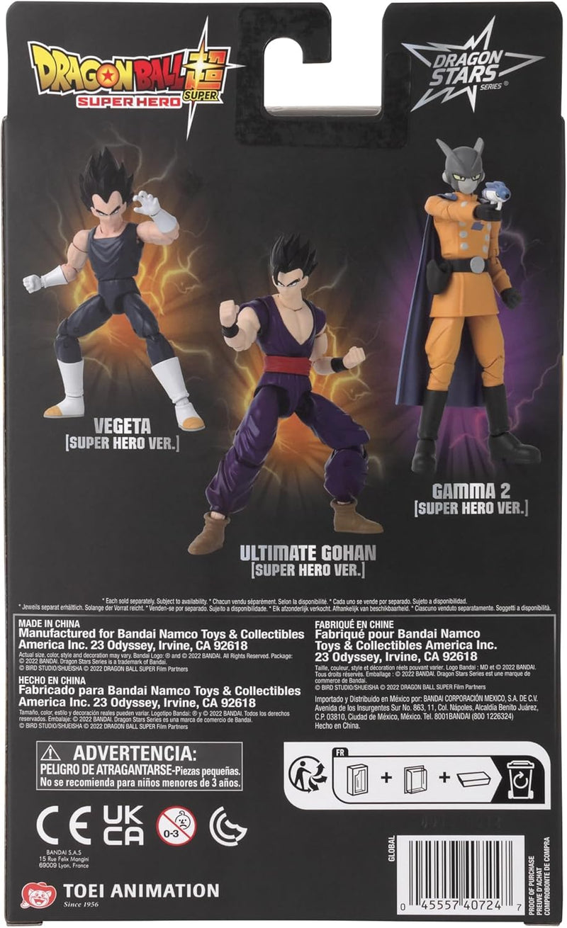 BANDAI – Dragon Ball Super Super Hero– Dragon Star Figur 17 cm – Gamma 2-40724 Gamma 2 (Dragon Ball