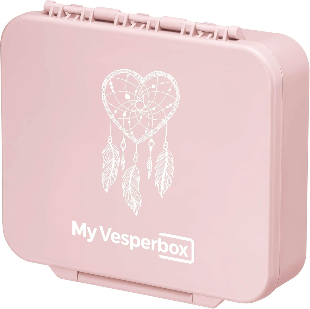 My Vesperbox® Brotdose für Kinder mit Fächern Liv [MADE IN GERMANY] - Lunchbox mit Trennfächern - Be