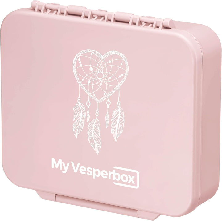 My Vesperbox® Brotdose für Kinder mit Fächern Liv [MADE IN GERMANY] - Lunchbox mit Trennfächern - Be