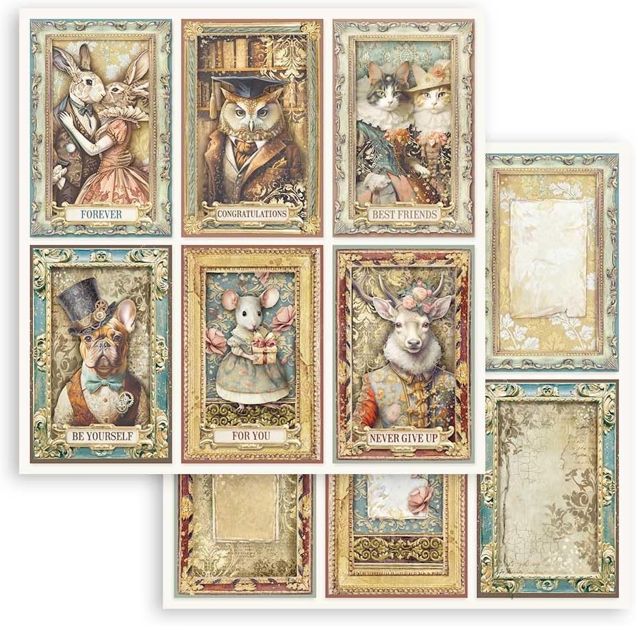 Stamperia - Scrapbook Paper Pad for Scrapbooking, Albums, Card Making, Bullet Journalling and More,