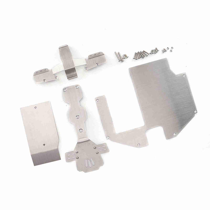 Udr Traxxas Udr Teile 304 Edelstahl Edelstahl Body Armor Front Chassis Heckschutz Set für Traxxas 1