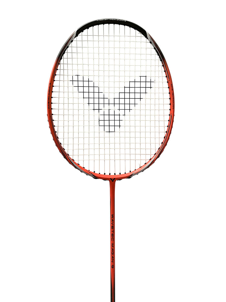 VICTOR Badmintonschläger Wavetec Magan, Serie sowohl für Beginner als auch ambitionierte Spieler rot