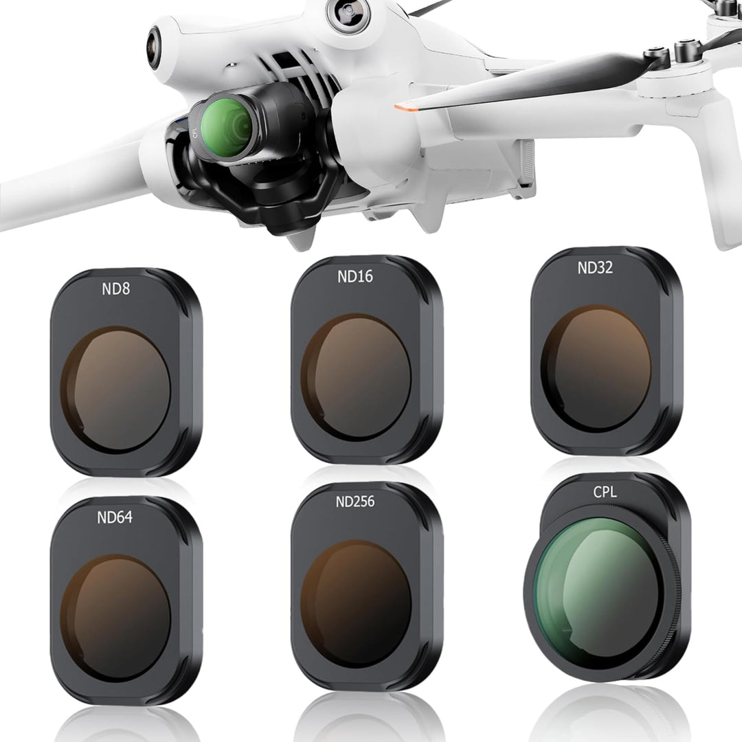Mini 4 Pro ND CPL Filter Set 6 Teilig,Polfilter ND-Filter für DJI Mini 4 Pro Fly More Combo mit Filt