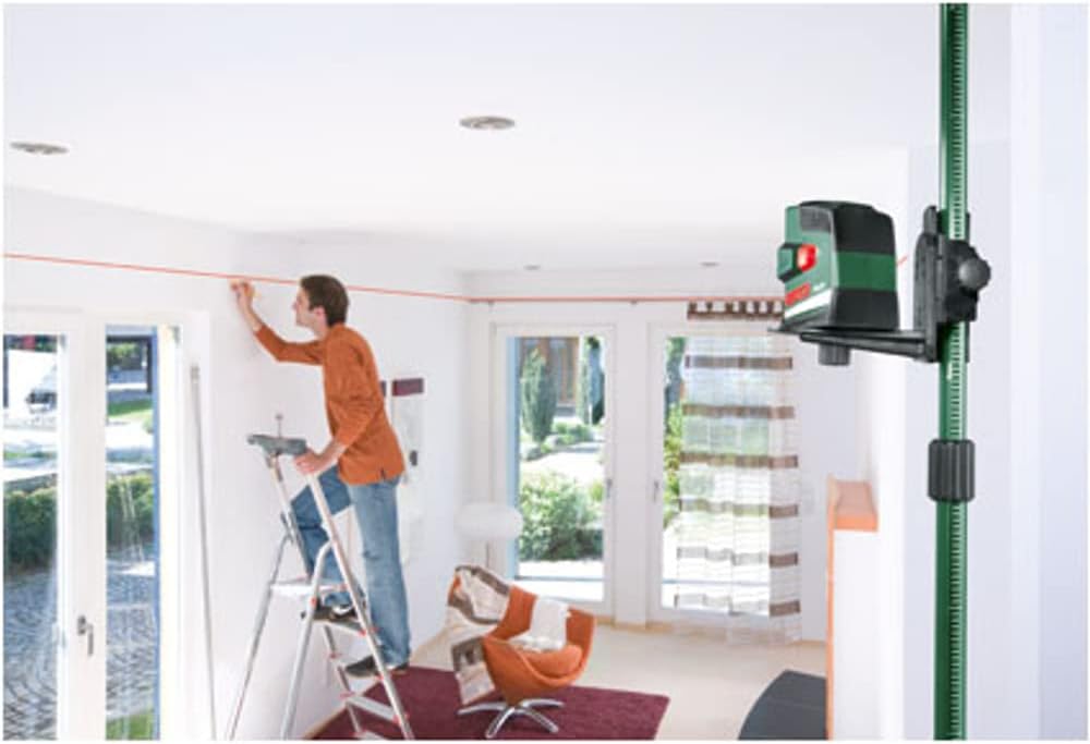 Bosch Teleskopstange TP 320 (regulierbare Höhe 106-320 cm für schnelle und flexible Positionierung v