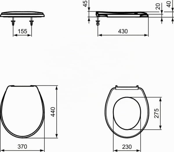 Ideal Standard K705301 Contour 21