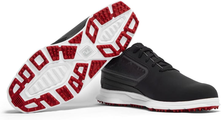 FootJoy Herren Superlites Xp Golfschuh 42 EU Schwarz Weiss Rot, 42 EU Schwarz Weiß Rot