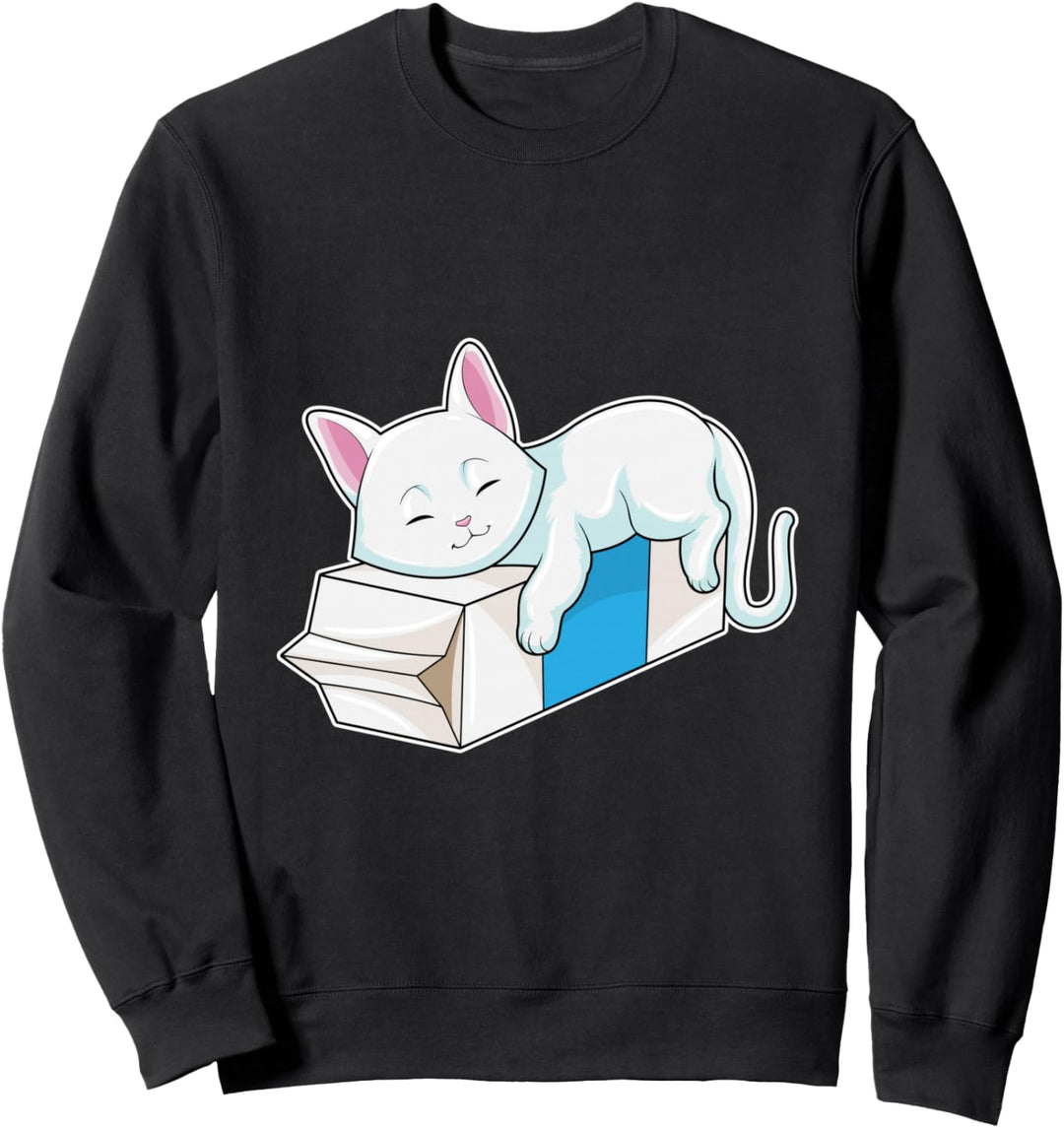 Katze Milch Sweatshirt