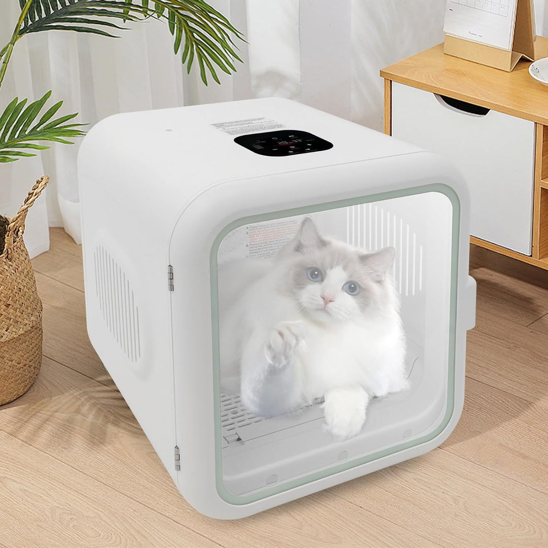 Haustiertrockner Haustier Trockner für Katzen und Hunde Trocknungsmaschine 800W einstellbare Tempera