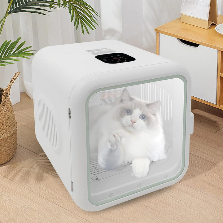 Haustiertrockner Haustier Trockner für Katzen und Hunde Trocknungsmaschine 800W einstellbare Tempera