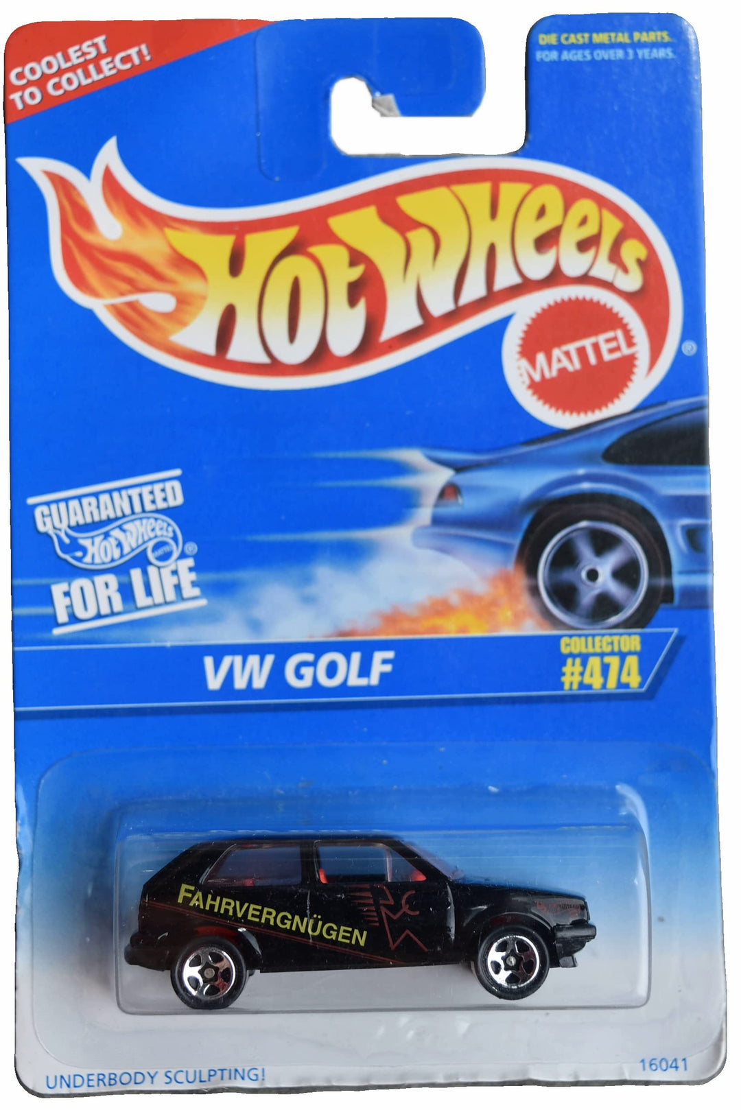 Hot Wheels VW Golf 1:64 Rotes Auto