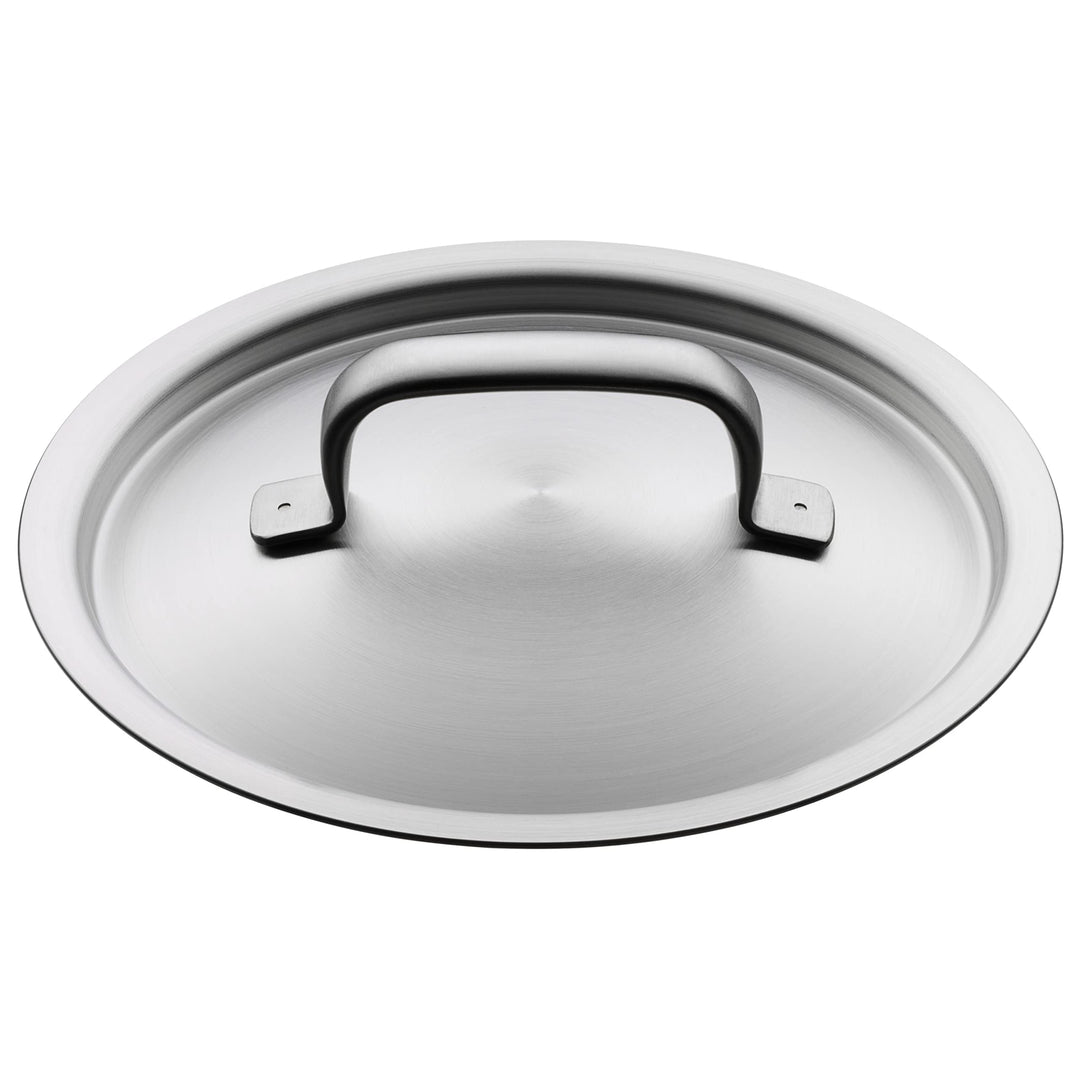 WMF Gourmet Plus Topfdeckel 16 cm, Metalldeckel, Cromargan Edelstahl mattiert, spülmaschinengeeignet