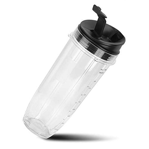 NINJA 18oz, 24oz, 32oz Ersatzteile, Ersatzbecher + Deckelteilset für NINJA 900W 1000W Mixer MEHRWEG