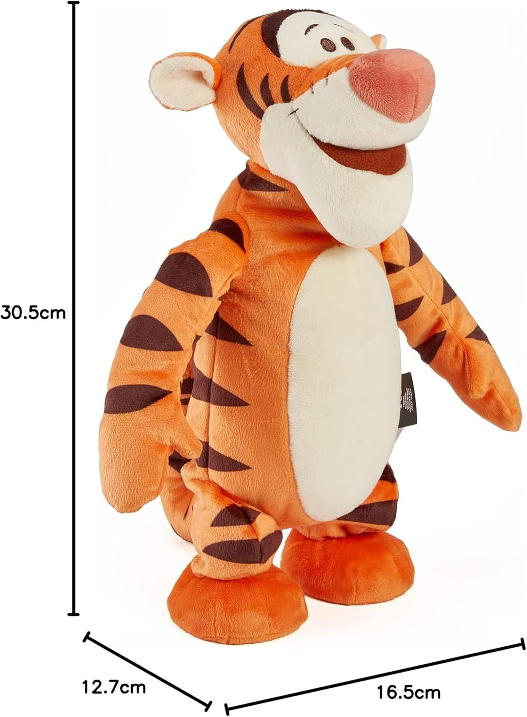 Disney Winnie Puuh Plüschtier Mein Freund Tigrou, mit Funktionen, springen und sprechen, Spielzeug f