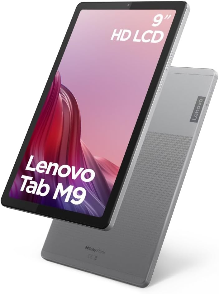 Lenovo Tab M9 Tablet 9 Zoll HD (MediaTek Helio G80, 3 GB RAM, 32 GB erweiterbar auf 2 TB, 2 Lautspre