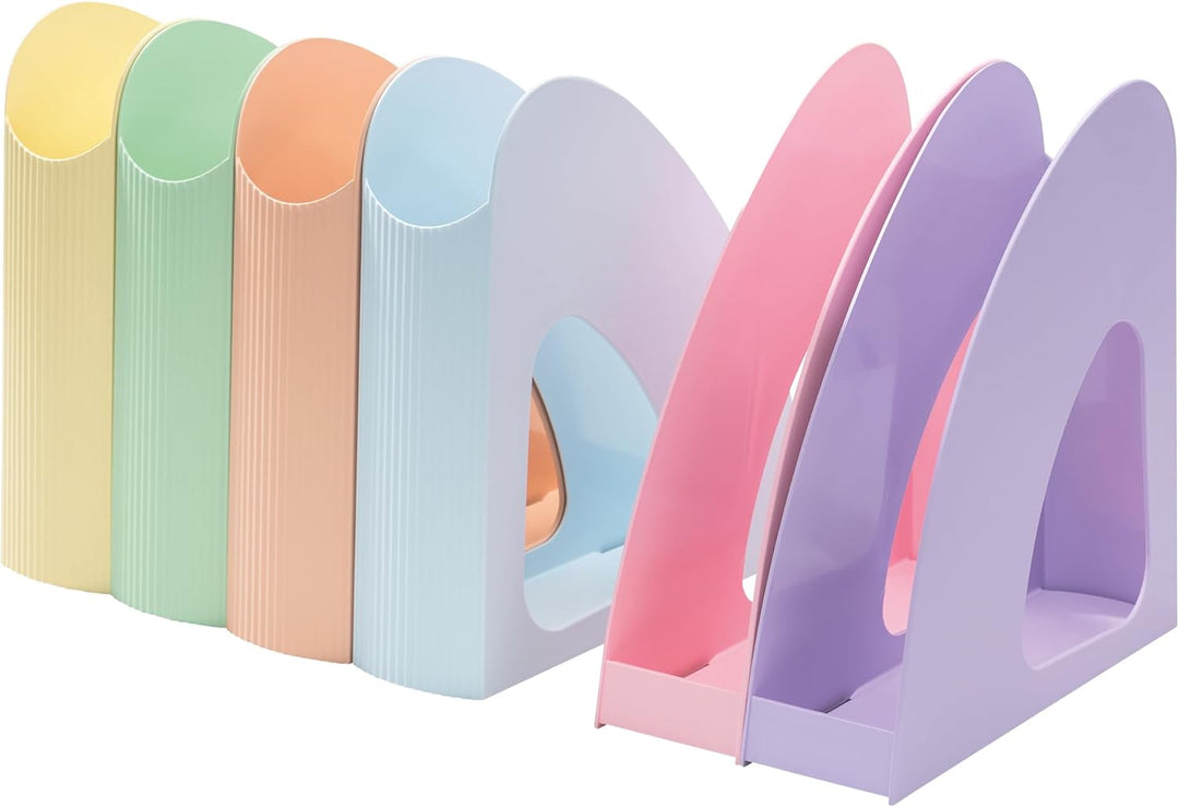 HAN Stehsammler Re-LOOP – 6 STÜCK, say yes to 100% recycled, modernes, junges Design für DIN A4/C4 U
