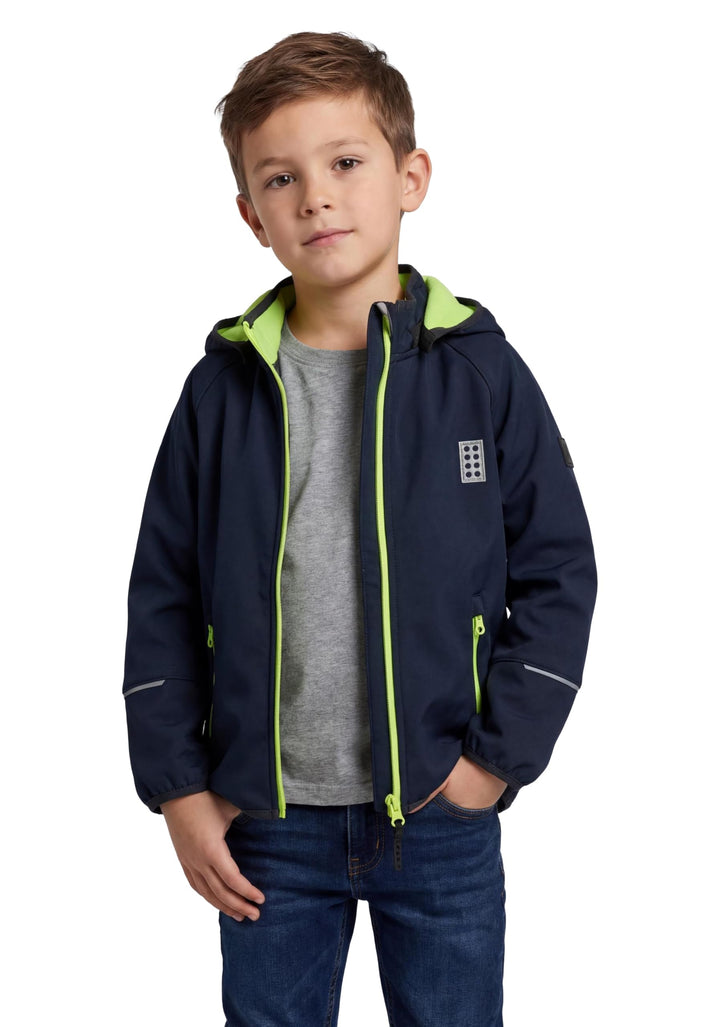 Lego Wear Jungen Lego Wear Jungen Softshelljacke Wasserabweisend Winddicht Atmungsaktiv Jacke, 590a,