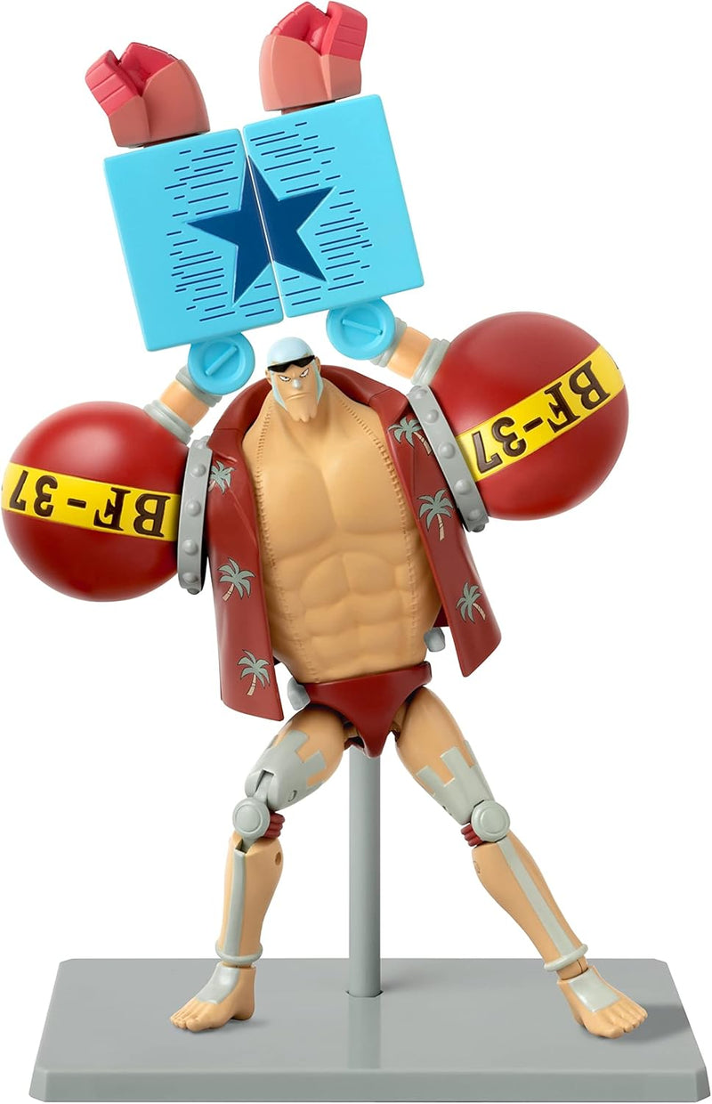 BANDAI – Anime Heroes - One Piece - Anime Heroes Figur 17 cm - Franky - 36938, Franky