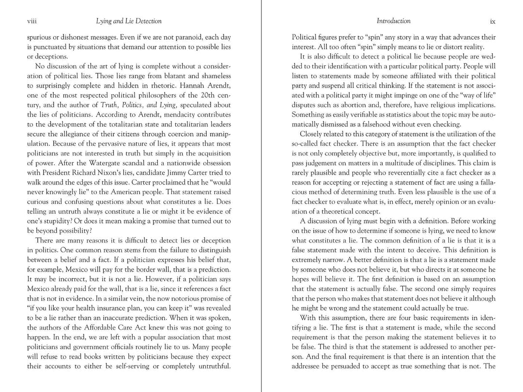 Lying and Lie Detection: A CIA Insider's Guide, Taschenbuch