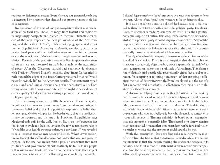 Lying and Lie Detection: A CIA Insider's Guide, Taschenbuch