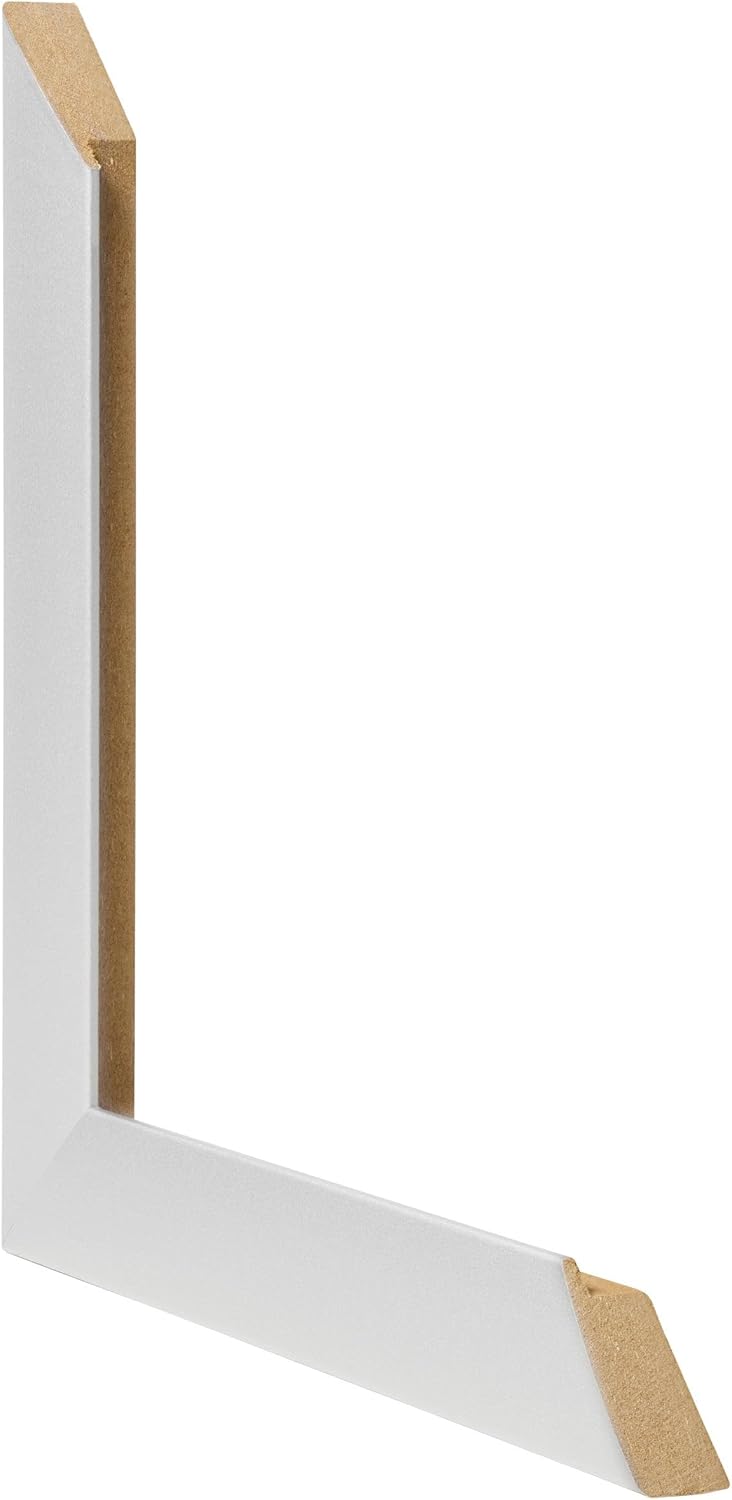 yd. Your Decoration - Bilderrahmen 75x100 cm - Silber Matt - Bilderrahmen aus MDF mit Acrylglas - An